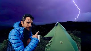 Übernachtung am Berg  Gewitter und Regen [upl. by Efren]