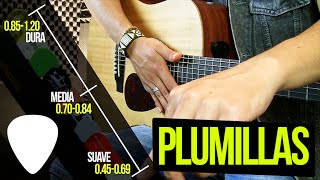 PLUMILLAS PARA GUITARRA  PUAS UÑAS  PAJUELAS  APRENDE GUITARRA 14 [upl. by Ociram]