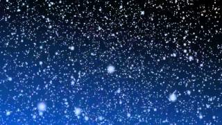 10 Hours Snow Falling Video amp Audio BLUE BG HD SlowTV [upl. by Lehcsreh]