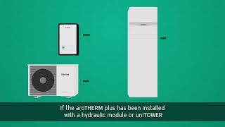 How to set up the myVAILLANT connect with a Vaillant heat pump [upl. by Finnigan815]