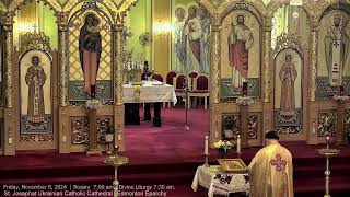 Friday November 8 2024  Rosary 700 am Divine Liturgy 730 am [upl. by Haelem476]