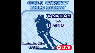 BHS Girls Field Hockey vs Framingham 92324 4pm LIVE [upl. by Dalis879]