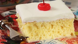 Tres Leches Cake Recipe Demonstration  Joyofbakingcom [upl. by Crim839]