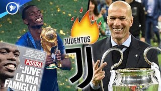 La presse italienne senflamme sur un retour de Pogba et Zidane à la Juve  Revue de presse [upl. by Hillari]