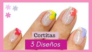 Cómo Pintar UÑAS CORTAS COLORES 2024 muy fáciles y Bonitasideas uñas varios colores [upl. by Kenwee329]