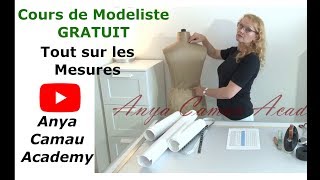 Cours GRATUIT de modélisme Anya Camau Academy Les Mesures [upl. by Mauro]