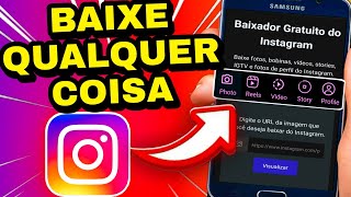 Como baixar video story e fotos do Instagram pelo celular [upl. by Hayes]