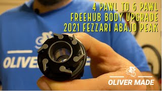 4 pawl to 6 pawl freehub body upgrade 2021 Fezzari Abajo Peak [upl. by Eniamzaj]