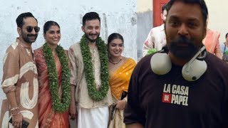 ❗WIKKYTHUG ❗SUSHIN SHYAM WEDDING WITH FAHAD FAZIL AND NAZRIYA 🚫❗ [upl. by Asiuol143]