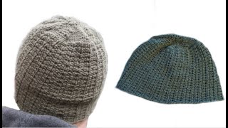 Tricotin  Bonnet sans bord  Brimless hat Loom Knitting  Decreased crown [upl. by Iruam]