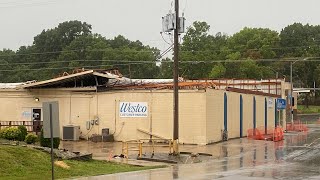 Neosho Mo Supercell and Storm Damage 6262024 [upl. by Nelluc]