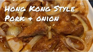 Chinese Hong Kong Style Pork Chop With Onion Recipe  Tender Juicy Tasty 港式洋蔥豬扒  FullHappyBelly [upl. by Nanerb]