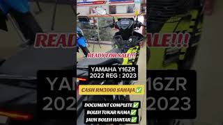 For sale Yamaha y16zr tahun 2022 Minat sila PM Admin dekat Wassap 01164445616 y16zr [upl. by Anawd]