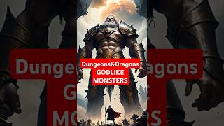 Dungeons ampDragons TOP 3 GODLIKE MONSTERS shorts monsters fantasy roleplay dungeonsanddragons [upl. by Massarelli]