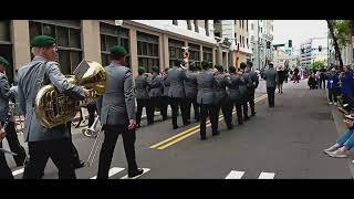 The German Army Central Band in The NATO Parade Norfolk 2024 [upl. by Oakman5]