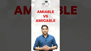 Amiable Vs Amicable  Most Confusing Words Asked in SSC Exams ssc english shorts [upl. by Ilke950]