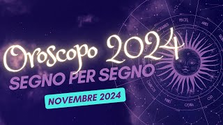 Previsioni astrologiche di Novembre 2024 che DEVI sapere [upl. by Ahsinert428]