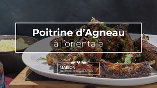 Poitrine dAgneau à lorientale  Recette [upl. by Attennyl]