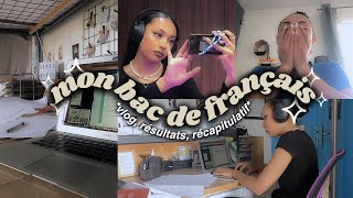 Mon Bac de Français vlogrésultats [upl. by Lerud]