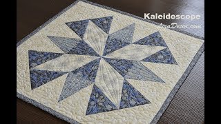 Patchwork Kaleidoscope  Tutorial Lizadecorcom Kaleidoskop [upl. by Neelie376]