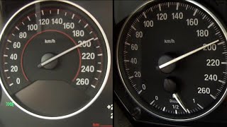 BMW 320i ED vs BMW 320d  Acceleration Test [upl. by Lednahc]