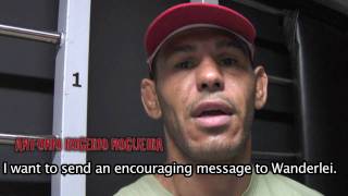 UFC 110 Wanderlei Silva vs Michael Bisping predictions by Anderson Silva  Jose Aldo  Nogueira [upl. by Adnaloy]