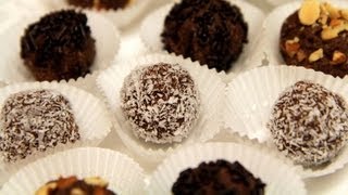 Coconut Chocolate Balls Recipe Gluten Free amp No Bake Cookies  CookingWithAlia  Episode 223 [upl. by Dorcia]