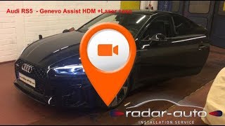 Installation Audi RS5 Detecteur de radar Service Radarwarner  Radar detector  Detecteurs de Radar [upl. by Yrem73]