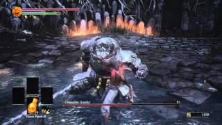 Champion Gundyr Barefist Parry only No Damage 28 consecutive parries [upl. by Phillipp]