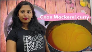 Goan Mackerel curry  Type 1  Goan recipes  Cookwithsnow [upl. by Einrae867]