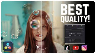 BEST Export Settings for Youtube IG Reels Tiktoks amp CLIENTS in Davinci Resolve 19 [upl. by Bierman708]