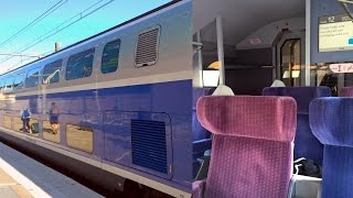 Paris  Barcelona by TGV High Speed Train in First Class voyager en 1ère classe TGV [upl. by Arlena]