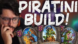 PIRATINI BUILD  Hearthstone Battlegrounds Ita [upl. by Rachele]