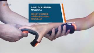 Attelle immobilisation de pouce et palmaire malléable [upl. by Fitzpatrick216]