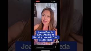 Joanna Opozda wściekła się na Marcelę Leszczak Poszło o dziecko [upl. by Hesper]