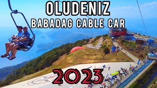 Oludeniz Babadag Cable Car  Turkey  Full trip to the top of Babadag mountain at 1800 metres [upl. by Oicangi858]