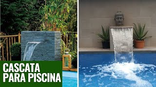 PISCINA COM CASACATA IDEIAS INOVADORAS PARA SUA INSPIRAÇÃO [upl. by Nibbor634]