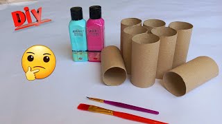 beautiful peacock wall hanging out of toilet paper rolls  recycling ideas [upl. by Assirok]