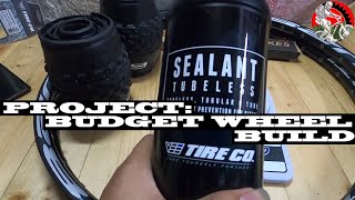 PROJECT  BUDGET WHEEL BUILD TUBELESS [upl. by Holmes153]