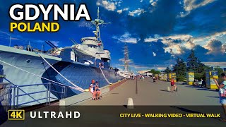 4K GDYNIA❤️ Walking Tour The Seaside Boulevard [upl. by Queston]