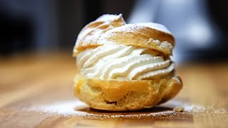 Cream Puffs  Ptysie z Bita Smietana  Recipe 175 [upl. by Nosredna405]