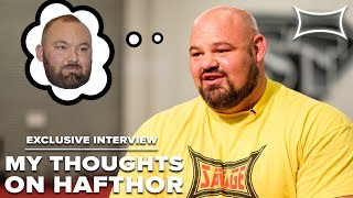 Brian Shaw Talks Hafthor Bjornsson amp Pressures of Competing  Exclusive Interview [upl. by Yspyg631]