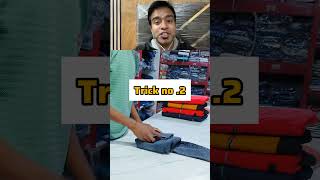 clothes folding techniques for travel  shorts  clothing  clothes fold ll ideasdiy [upl. by Andra]