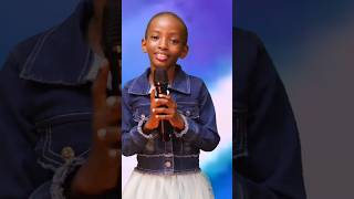 Neilla from Rwanda performs very well amp winsgoldenbuzzer trendingshorts kidtalent agt topvideos [upl. by Rector]