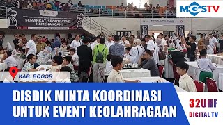 DISDIK MINTA LINTAS KOORDINASI UNTUK EVENT KEOLAHRAGAAN [upl. by Maer]