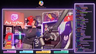 ¡Auron bailando Pepas de Farruko al hacker de Twitch COMPLETO SE PRENDIÓ ESTA VAINA 🔥 [upl. by Xeno]