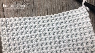 Single Crochet Thermal Stitch  How to Crochet [upl. by Akinam287]