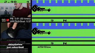 557 Dragster speedrun Atari Tied World Record [upl. by Eirolav674]