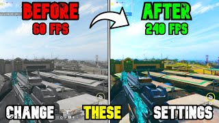 BEST PC Settings for Warzone 3 SEASON 5 Optimize FPS amp Visibility [upl. by Aehc]