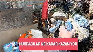 HURDACILAR NE KADAR KAZANIYOR  HURDA ALÜMİNYUM VE DEMİRLERİ SATTIM  HURDACI VLOG [upl. by Eivets898]